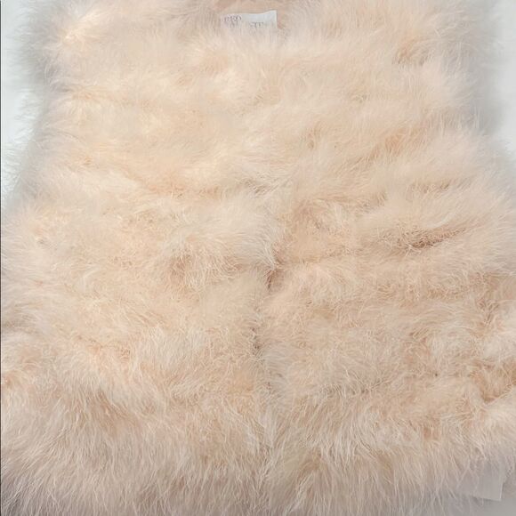 Red Valentino cropped feather vest size 40 - Picture 5 of 11